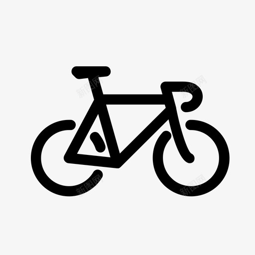 公路自行车街道运动图标svg_新图网 https://ixintu.com 上下班 交通汽车 健身 公路自行车 比赛 自行车和任何让你滚动的东西 街道 赛车 运动 骑自行车