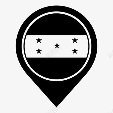洪都拉斯星星国家图标图标
