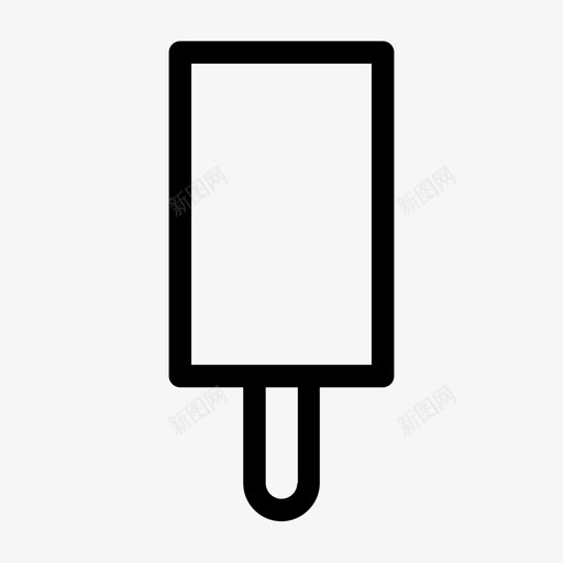 冰棒冷凉图标svg_新图网 https://ixintu.com 冰棒 冷 冷冻 凉 夏天 甜点 食物