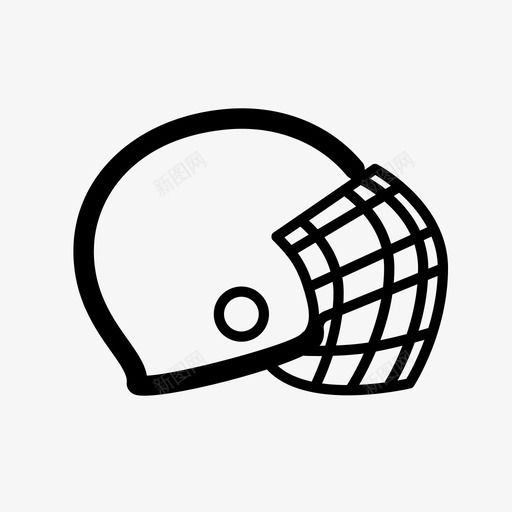 曲棍球头盔运动保护图标svg_新图网 https://ixintu.com 保护 冰 头盔 头饰 帽子 曲棍球头盔 运动 面具 面具和头盔