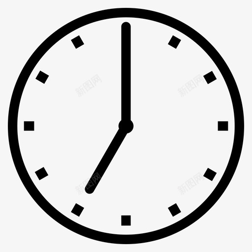 时钟小时秒表图标svg_新图网 https://ixintu.com 7点钟 小时 时钟 时间 秒表 计时器