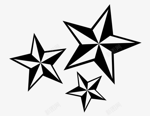 星星装饰图案图标svg_新图网 https://ixintu.com 图案 星星 装饰 装饰星