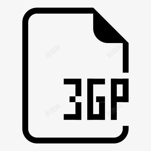 3gp文件文件类型文件名图标svg_新图网 https://ixintu.com 3gp文件 文件名 文件扩展名 文件类型 文档