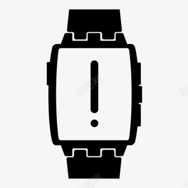 卵石手表警告iwatch智能手表图标图标