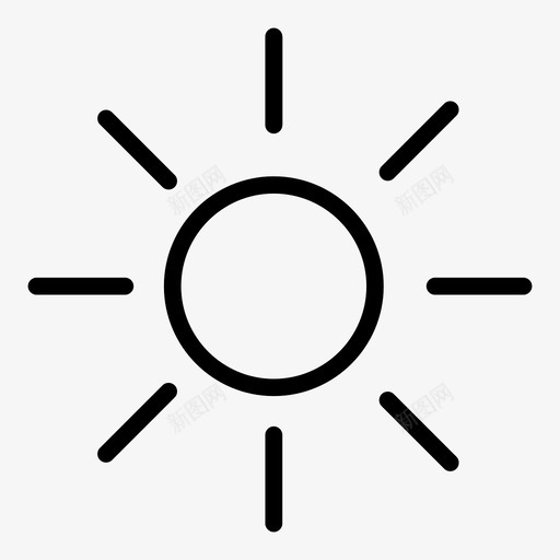 太阳夏天星星图标svg_新图网 https://ixintu.com 夏天 天气 天空 太阳 明亮 星星 春天 气候 阳光