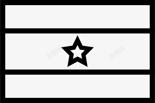 苏里南国旗国家星星图标图标
