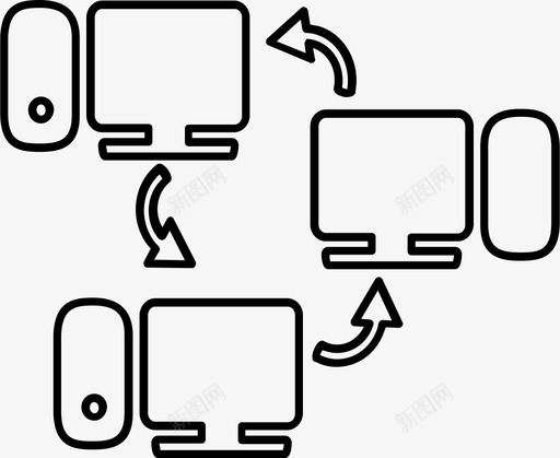 网络八月随机图标svg_新图网 https://ixintu.com 八月随机图标 网络