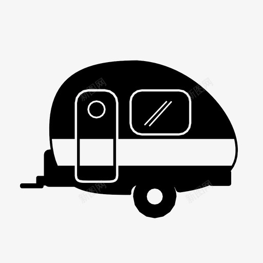 假日鸡蛋大篷车车轮度假图标svg_新图网 https://ixintu.com 假日鸡蛋大篷车 古怪的假日车辆 家 度假 拖车 旅行 车轮 门 附件
