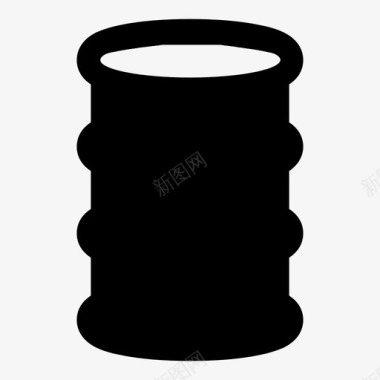 油桶桶箱图标图标