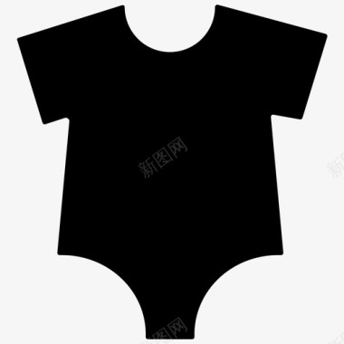 一件衣服婴儿图标图标