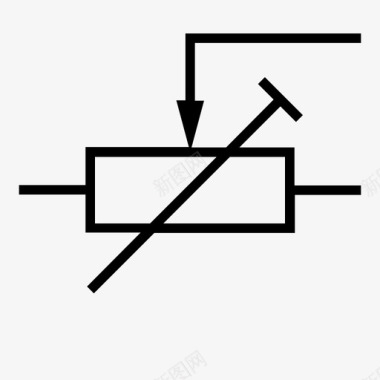 变阻器技术电子元件图标图标