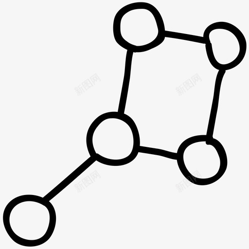 分子科学手绘涂鸦图标svg_新图网 https://ixintu.com 分子 科学手绘涂鸦图标