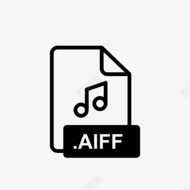 aiff文件程序文件行图标图标