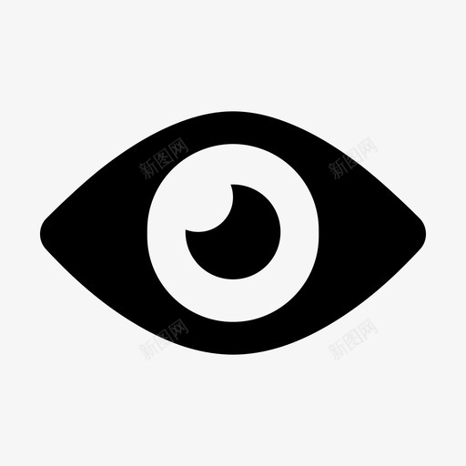 眼睛视力瞳孔图标svg_新图网 https://ixintu.com 看 眼睛 眼科 瞳孔 视力 验光