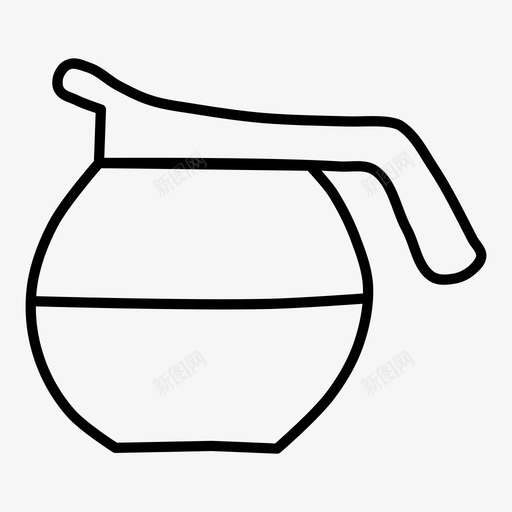咖啡壶糖浆果汁图标svg_新图网 https://ixintu.com 咖啡壶 咖啡馆 壶 容器 果汁 玻璃瓶 糖浆 罐子 食物涂鸦 饮料
