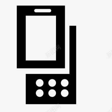 滑盖手机手机键盘图标图标
