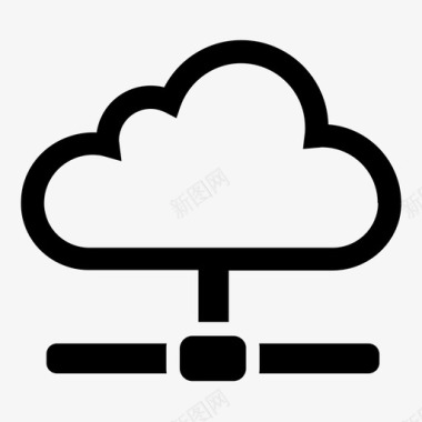 云服务器网络数据图标图标