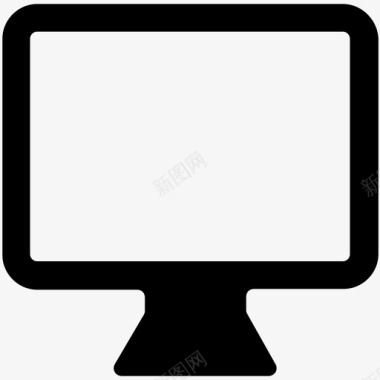 显示器电视屏幕平板电视图标图标