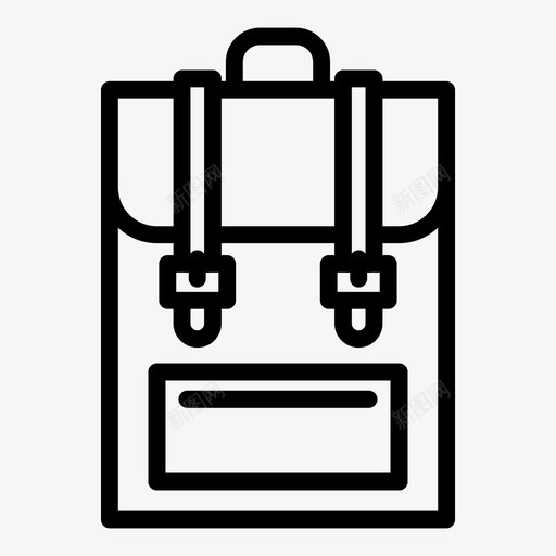 背包旅行者旅行包图标svg_新图网 https://ixintu.com 冒险 学生 户外 旅行包 旅行者 时尚 背包 背包客 行李