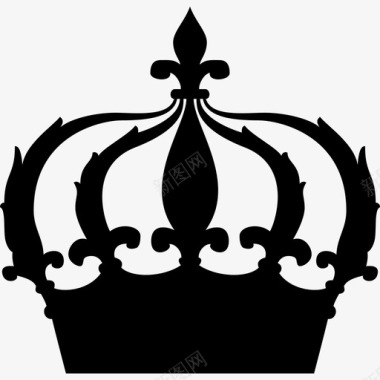 皇冠城堡优雅图标图标