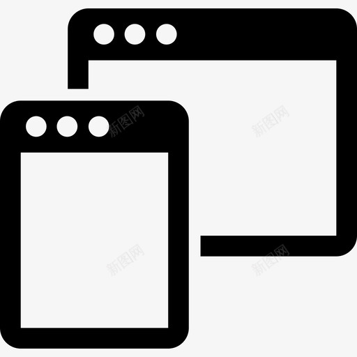 响应浏览器mac多任务处理图标svg_新图网 https://ixintu.com mac osx showcase ui ux 响应浏览器 多任务处理 窗口 站点 网站