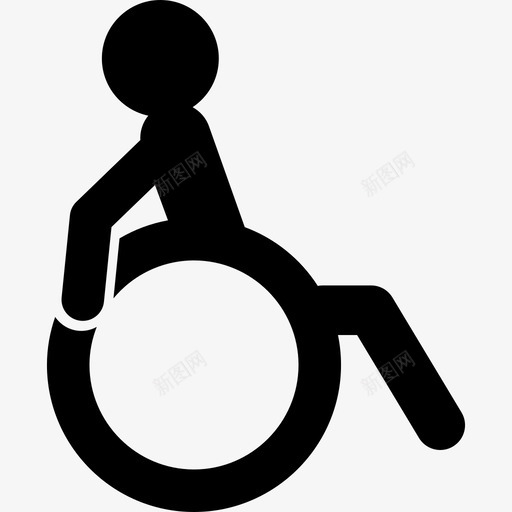 残疾体征图像图标svg_新图网 https://ixintu.com 体征 图像 残疾