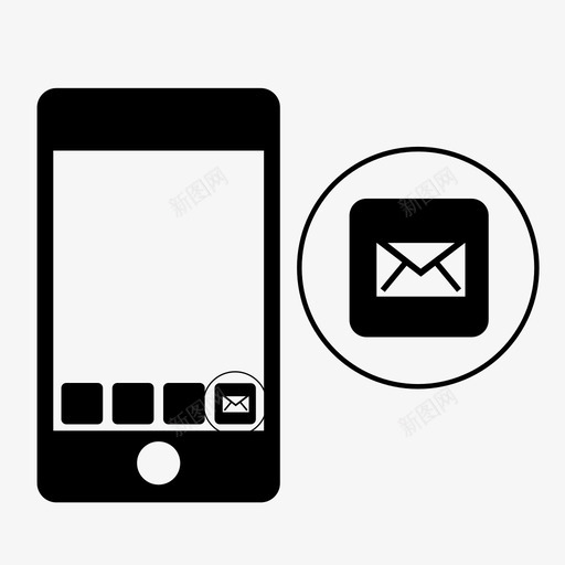 电子邮件平板电脑智能手机图标svg_新图网 https://ixintu.com ios ipad iphone ipod 信息 平板电脑 应用程序 智能手机 电子邮件