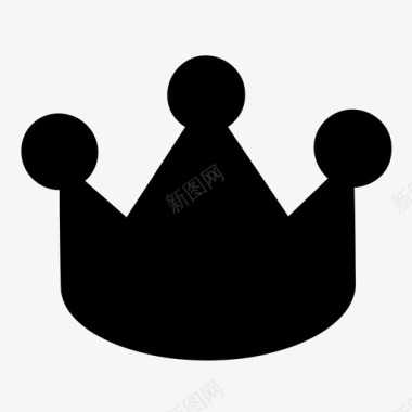 王冠统治者皇室图标图标