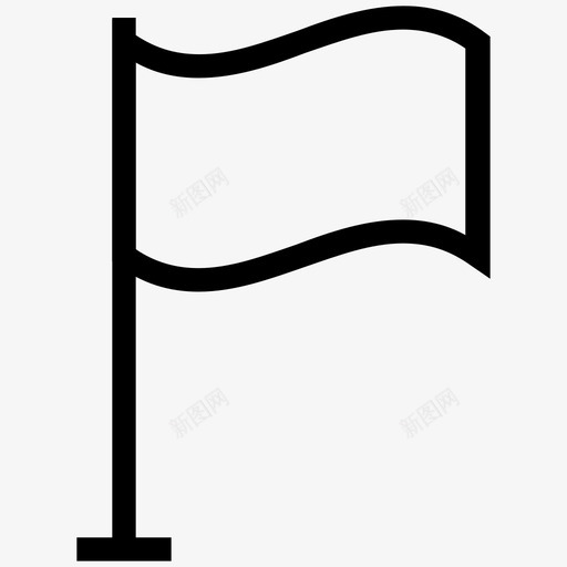 旗帜标记代表图标svg_新图网 https://ixintu.com 代表 建筑旗帜 挥舞的旗帜 旗帜 标记 符号
