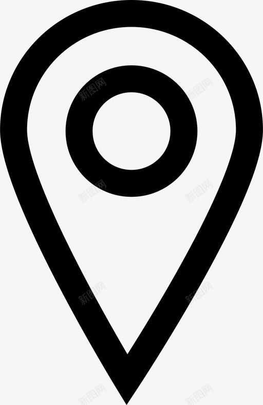 地图标记最小值位置标记svg_新图网 https://ixintu.com icomin lite 位置标记 地图标记 地理标记 指示器 最小值 谷歌