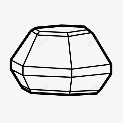 水晶财富宝藏图标svg_新图网 https://ixintu.com 半宝石 宝石 宝藏 水晶 珠宝 矿物 财富 钻石