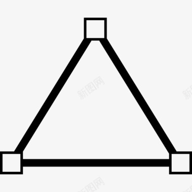 三角形形状图像图标图标
