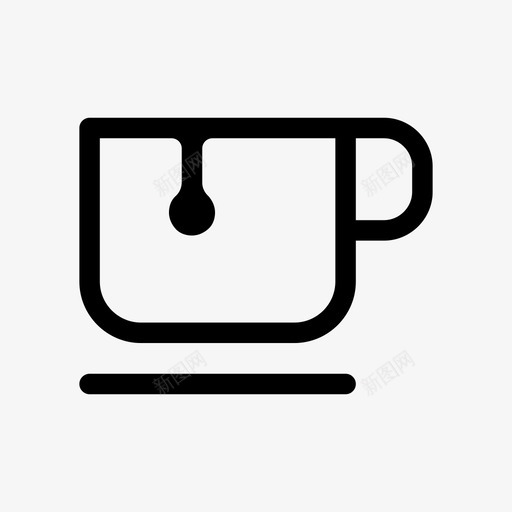 马克杯小口点心图标svg_新图网 https://ixintu.com 咖啡 咖啡因 咖啡茶 小口 杯子 污渍 液体 滴水 点心 饮料 马克杯