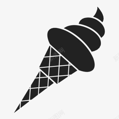 冰淇淋含糖垃圾食品图标图标