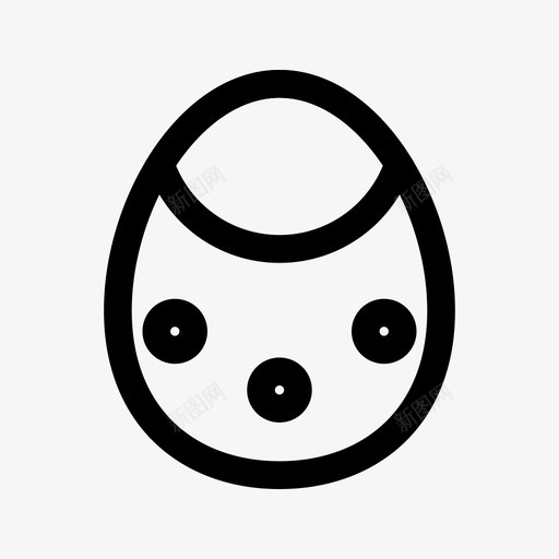 蛋形状图案图标svg_新图网 https://ixintu.com 图案 复活节 形状 彩绘 春天 狩猎 篮子 蛋 装饰