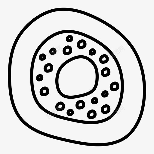 甜甜圈甜食甜点图标svg_新图网 https://ixintu.com 吃 洒 甜点 甜甜圈 甜食 食物 食物涂鸦