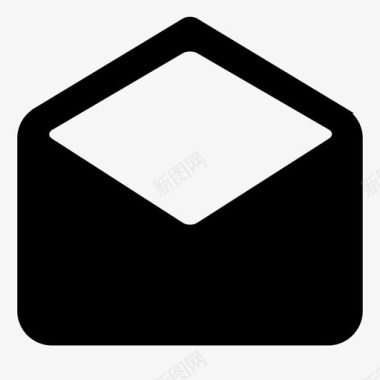 阅读邮件材料圆角图标图标