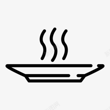 汤碗晚餐食物图标图标