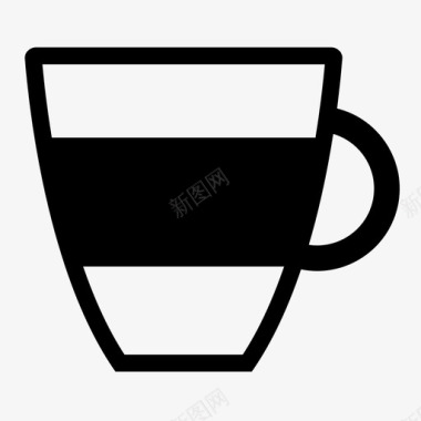 杯子茶味道图标图标