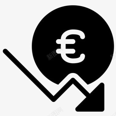 通货膨胀货币经济图标图标