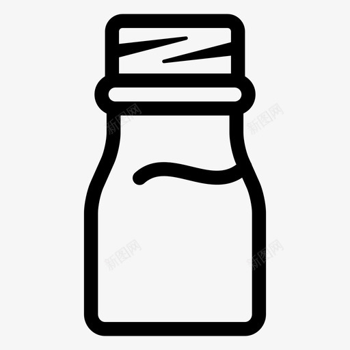 瓶盐胡椒图标svg_新图网 https://ixintu.com 容器 日常用品 液体 瓶 瓶盖 盐 短瓶 胡椒 胡椒粉罐 药物 金属