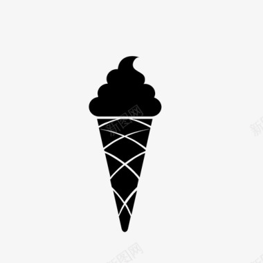冰淇淋冰激凌糖果图标图标