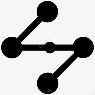 分子连接图形图标图标