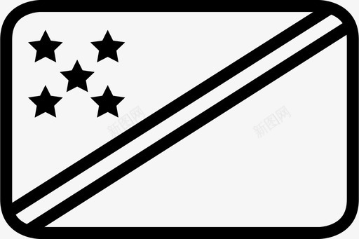 所罗门群岛旗所罗门群岛国家象征图标图标