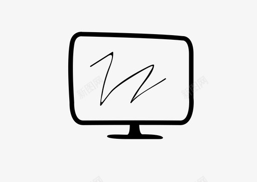 显示器电视屏幕外围设备图标svg_新图网 https://ixintu.com 外围设备 平板电视 显示器 桌面屏幕 桌面显示器 电脑屏幕 电视屏幕