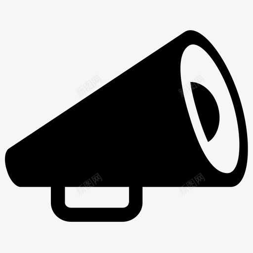 扩音器语音讲话图标svg_新图网 https://ixintu.com 可听 呼喊 声音 扩音器 扬声器 投影 讲话 设备 语音