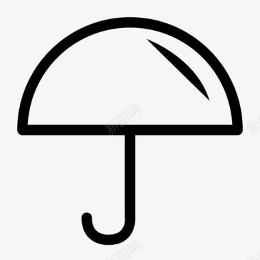 伞干警卫图标图标