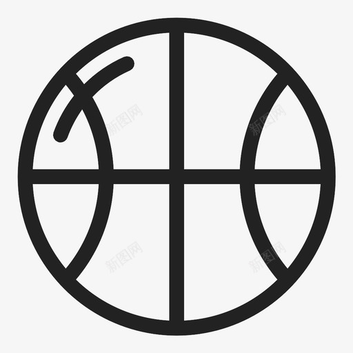 篮球运动球圆图标svg_新图网 https://ixintu.com 圆 弹跳 比赛 球 篮球 篮球器材 篮球比赛 运动球