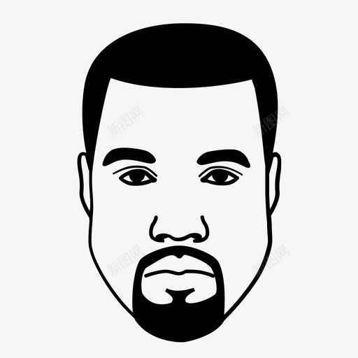 kanye west情绪音乐图标svg_新图网 https://ixintu.com kanye west 制作人 嘻哈歌手 情绪 说唱歌手 音乐 音乐家 音乐艺术家