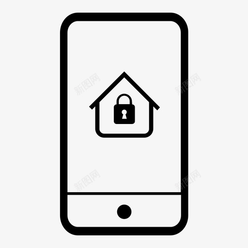 智能手机智能家居智能控制图标svg_新图网 https://ixintu.com 号码 安全 密码 居住 智能家居 智能手机 智能控制 锁定
